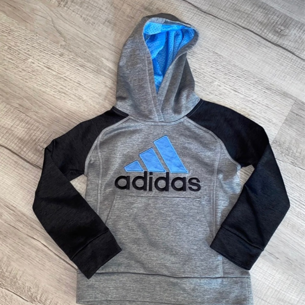 Boys size 5 Adidas Hooded Sweatshirt